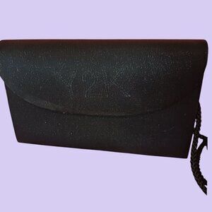 Y2K Glittery Evening Clutch Purse With Strap & Magnetic Closure
